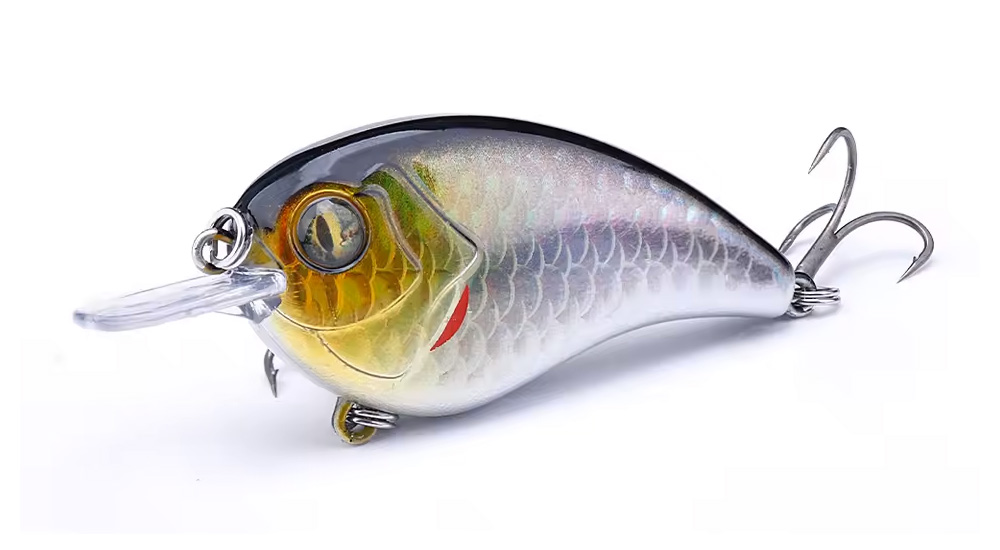 silver body crankbait