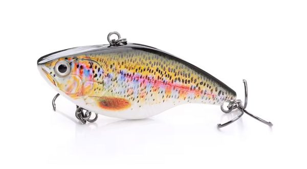 dotted sparkle rainbow body crankbait